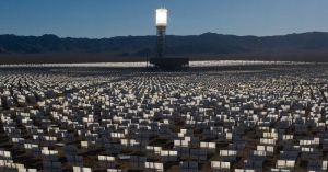 Concentrated solar-thermal power harnesses the sun's energy without photovoltaic panels, using mirrors to concentrate the sun's rays.