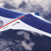 The Falcon Solar looks like a superhero’s jet, running exclusively on solar power and shaped like the bird of prey it’s named after.