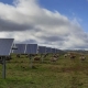 The partial shade offered by solar panels creates a microclimate that reduces evaporation and significantly boosts the production of vegetation in arid climates.