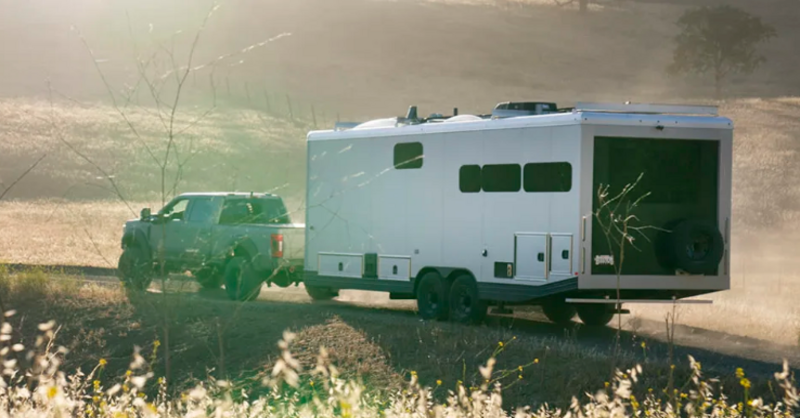 The solar energy runs all the onboard equipment and amenities of the LV trailer which means you may never have to plug into a campsite again.