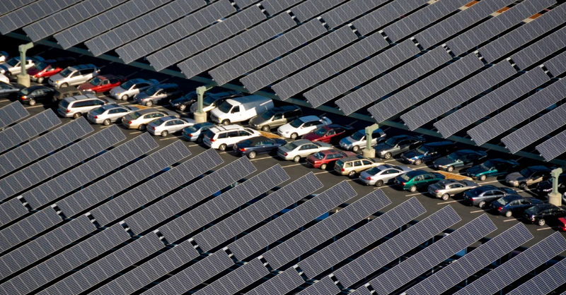 Solar panels and parking lots can be a good combination as it provides cheaper, cleaner solar energy, and a more pleasant parking experience.