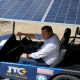 In Maracaibo, the once wealthy Venezuelan oil city, two innovators are trying to push a new trend: small electric solar-powered cars.