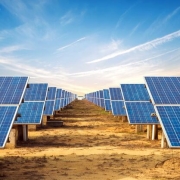 A professor is reporting on a new type of solar energy harvesting system that breaks the efficiency record of all existing technologies, clearing the way to use solar power 24/7