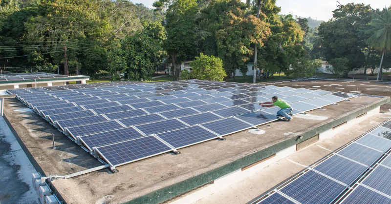 Solar power is becoming essential for healthcare “sustainability and resiliency” as climate change increasingly threatens traditional energy resources.