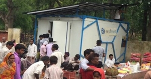 The Indian state government installed a 10-tonne solar-powered cold storage unit for farm produce in the nearby village of Khawzawl.