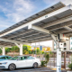 The bill would create a tax incentive for companies to build solar canopies in large parking lots to boost local clean electricity generation.