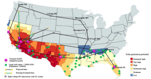 The Oak Ridge National Laboratory developed a utility-scale solar storage project that can provide power to both AC and DC high-voltage lines