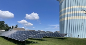 The water booster station’s microgrid includes 100 kW of onsite solar generation and 440 kWh of battery energy storage.