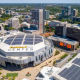 SEIA found that the National Football League (NFL) leads in solar-powered stadiums, with 32% of stadiums powered by solar.