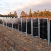 Sunzaun's system is designed to accommodate framed & unframed bifacial vertical solar panels, and that wires are managed in a safe way.