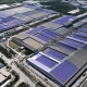 A solar panel the size of 18 football pitches is currently being built in the Falken tyre manufacturing facility in Thailand.