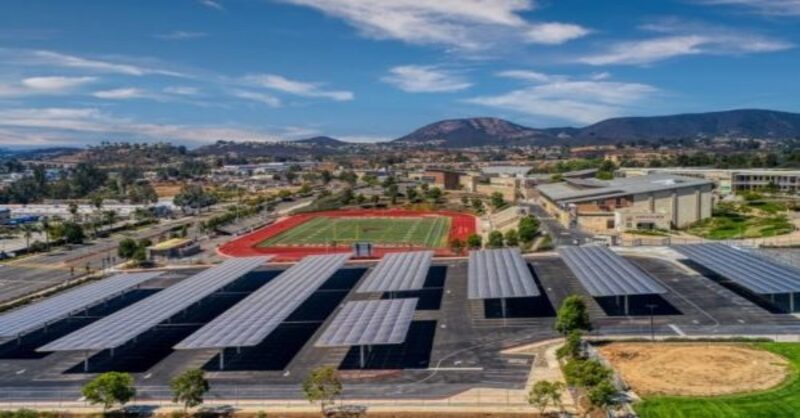 SB 49 authored by Senator Becker encourages solar canopies over parking lots and direct California to plan for solar power along its highway.