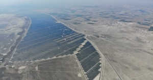 President Recep Tayyip Erdoğan officially inaugurated what is said to be Europe’s biggest solar power plant built on a single site and one of the five largest in the world