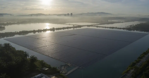 Floating solar panel systems not just provide clean power and leave no land footprint, but also conserve water by preventing evaporation.