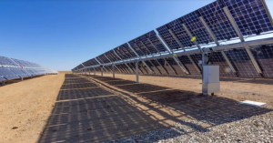 These bifacial solar panels work best on the ground as they take in sunlight reflected from the surface of the planet.