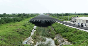 Research suggests that suspending solar arrays over canals can not only generate electricity but may also reduce water evaporation in drought-prone regions.
