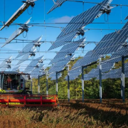 Combining both agriculture and solar power generation can also help optimize the productivity and efficiency of land use.