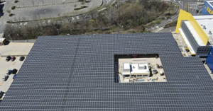 IKEA announced that it’s adding solar car parks, more solar on store rooftops, and battery energy storage systems to seven of its US stores.