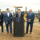 A groundbreaking ceremony was held Monday morning for an on-site solar energy & battery storage portfolio, which will be one of the largest such projects in CA and in Fresno.