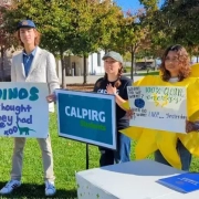 CALPIRG Students at UCSB hosted a campus event as a part of the organization’s Statewide Celebration of Clean Energy