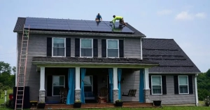 Of 131 million US households, about 4.5 million have added rooftop solar. 2023 set a record with more than 1 million EVs sold in the US.