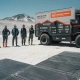 A Swiss team called Peak Evolution successfully climbed the western edge of Ojos del Salado in their solar-powered electric truck.