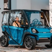 The Solar City micro EV from Squad Mobility is a small, cheap, and green car that can zip through the city streets without using any gas.