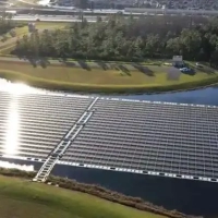 The largest floating solar array in the Southeast US is officially generating clean energy in Central Florida.