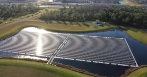 The largest floating solar array in the Southeast US is officially generating clean energy in Central Florida.