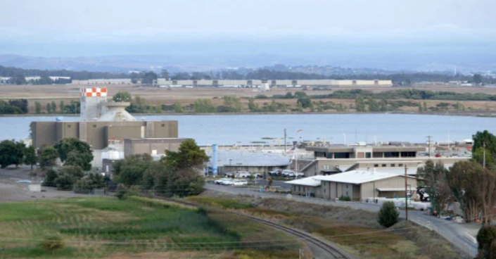 ptp-051624-5 A solar project come to Napa County — floating panels on 56 acres of Napa Sanitation District ponds and two miles of new transmission lines.