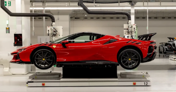 ptp-062424-1 Ferrari’s new e-building, entirely powered by renewable energy, is set to launch the first Ferrari EV sports car.