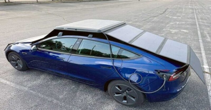 ptp-062524-1 GoSun's solar charger can generate about 1,200 watts of energy, which is enough for most people’s daily commute to work.