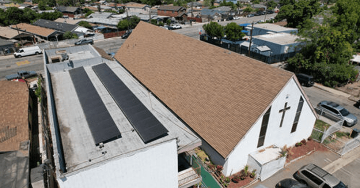 ptp-070324-1 Watts-Willowbrook Church of Christ celebrated the commissioning of a new 12-kW rooftop solar and upcoming battery storage installation.