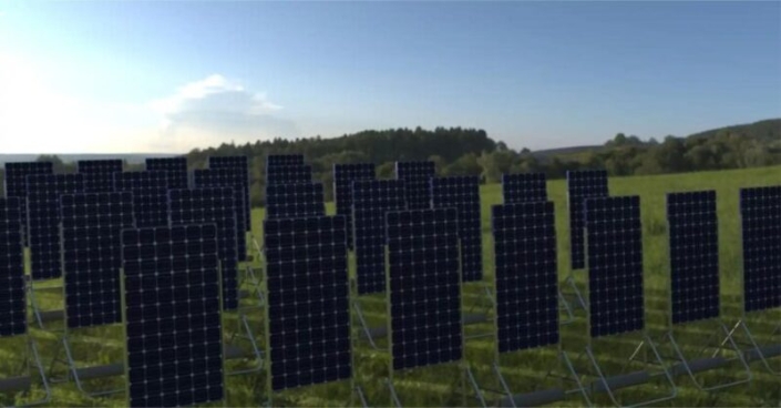 ptp-071524-3 This vertical solar panel could be the answer to the prayers of an industry desperately seeking new ways to exploit solar energy.