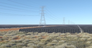 The 12,000-hectare solar installation is expected to generate 17-20 GW (at peak times) and a minimum of 10 GW from its expanse of PV arrays.