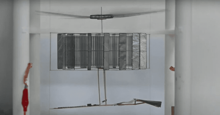 ptp-071924-5 Researchers hope the palm-size solar-powered robot will help monitor remote disasters and link telecommunications systems